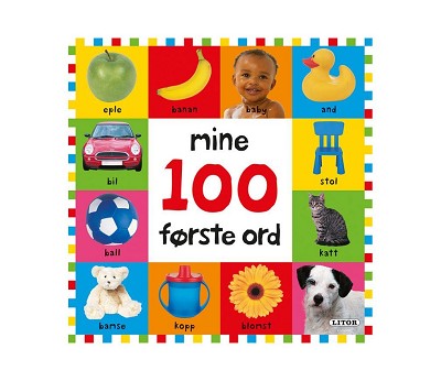 Pekebok Mine 100 første ord