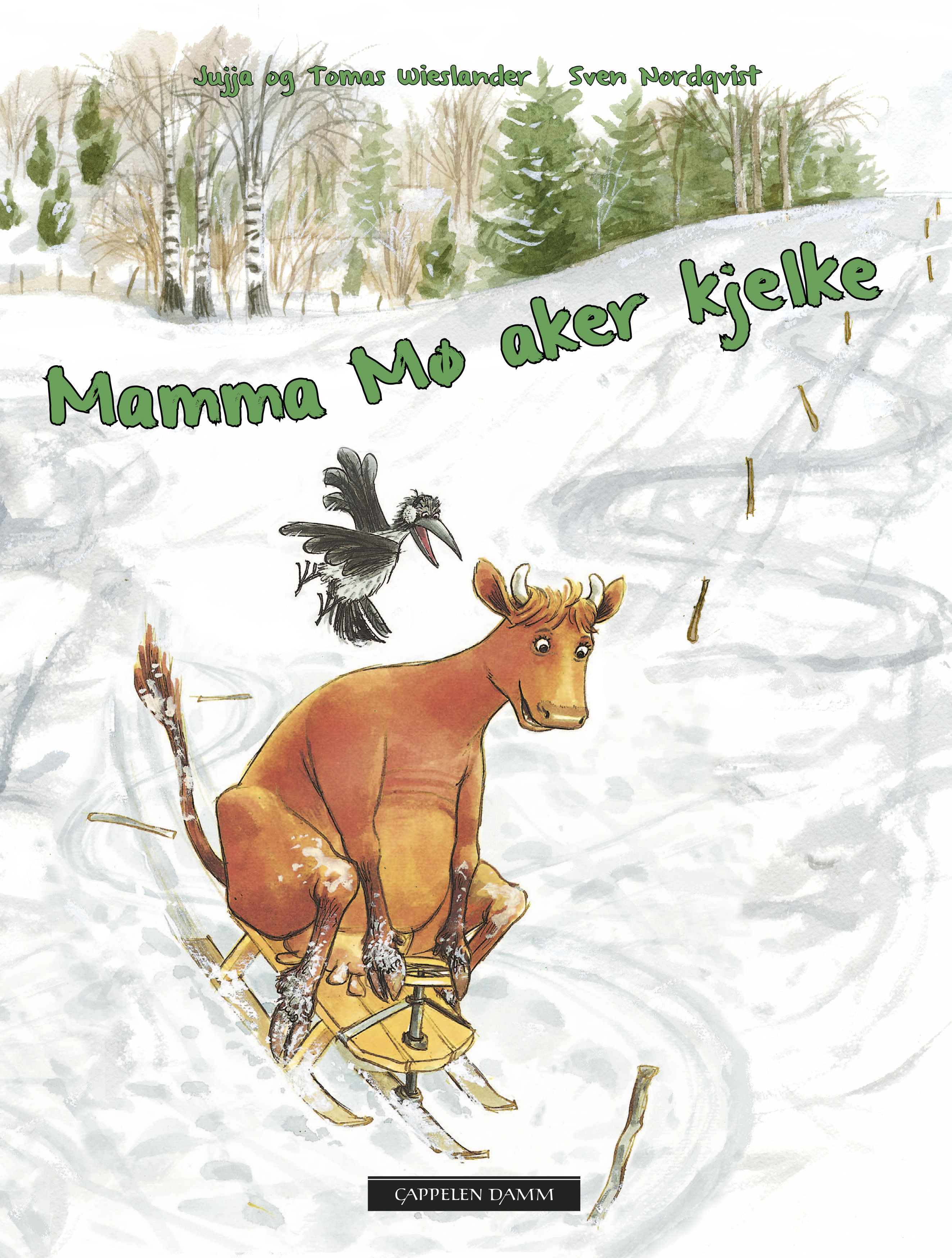 BOK: Mamma Mø aker kjelke