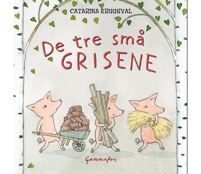 Bok: De tre små grisene-gammafon