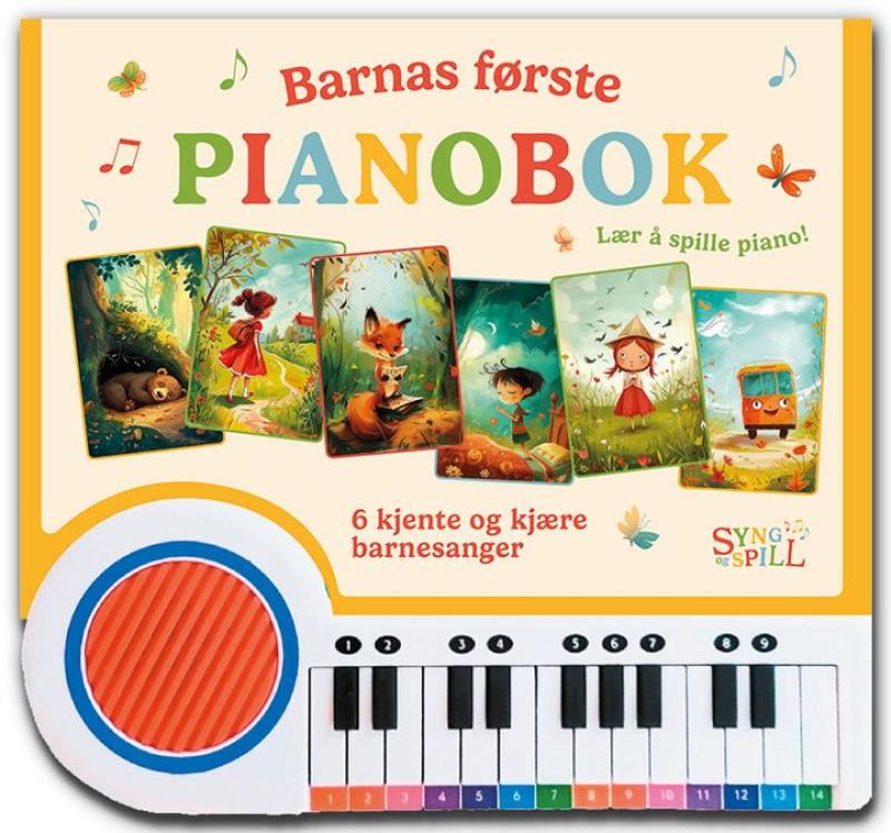 Barnas første Pianobok – Lær å spille piano!